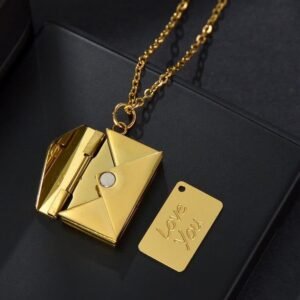 Secret Letter Pendant | Anti-Tarnish