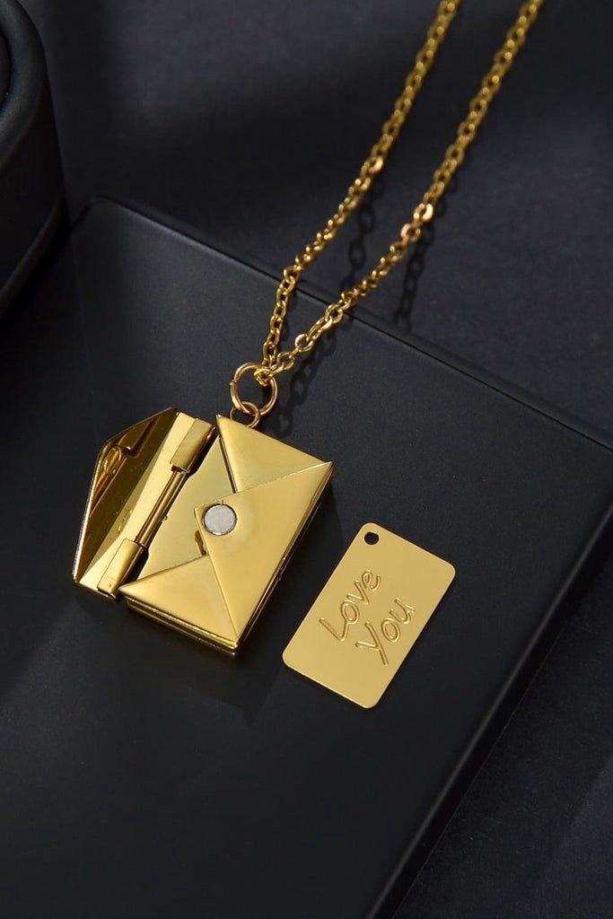 Secret Letter Pendant | Anti-Tarnish