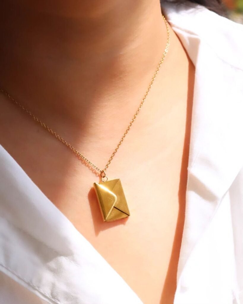 Secret Letter Pendant | Anti-Tarnish